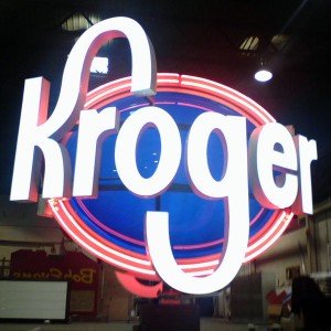 Kroger - Projecting & Rotating Sign