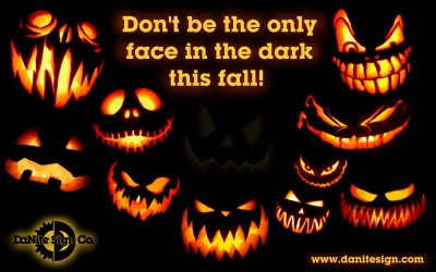 Don’t be the only face in the dark this fall!