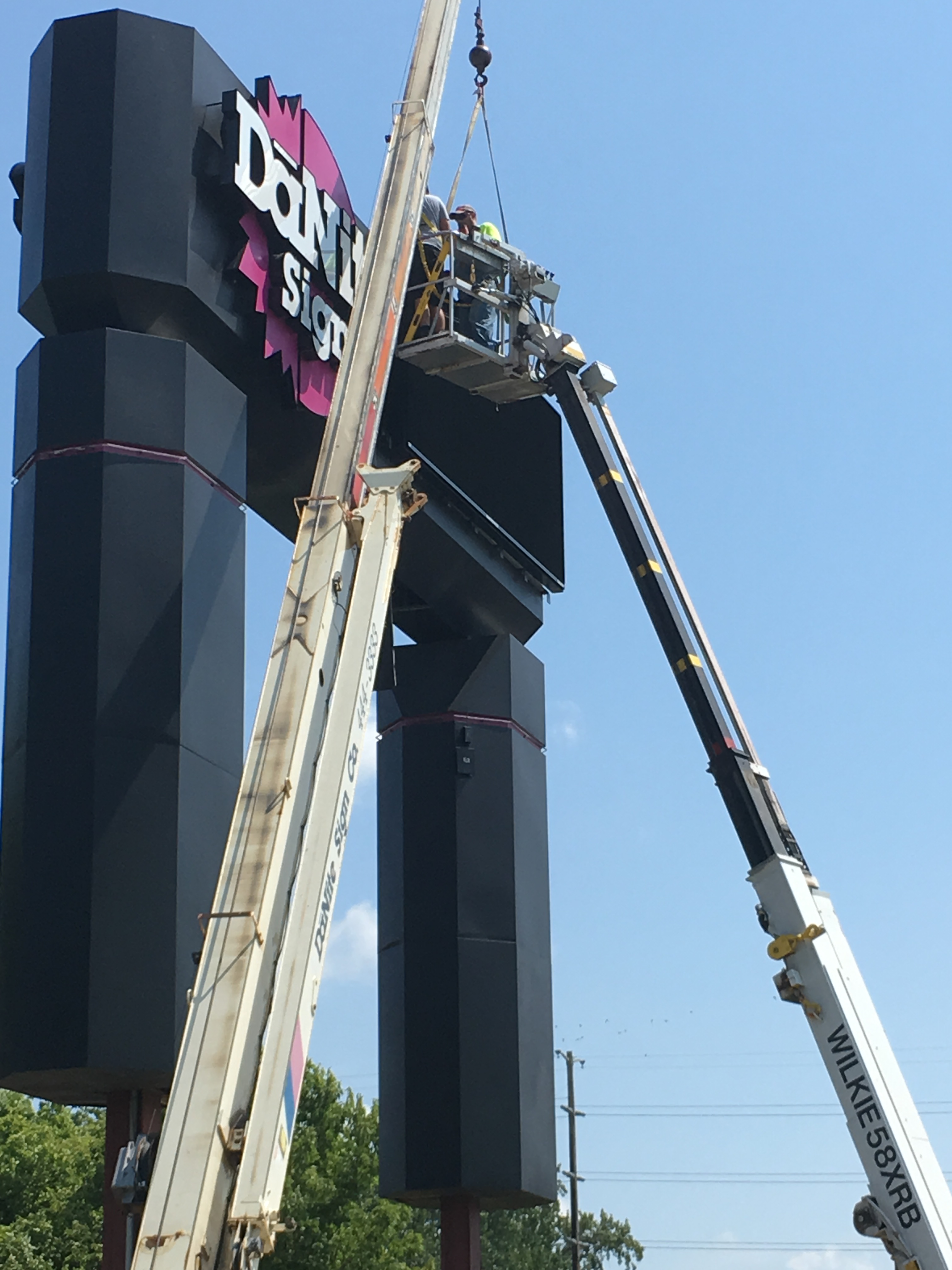 Sign installation