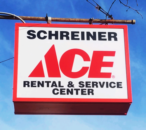outdoor sign for hardware store