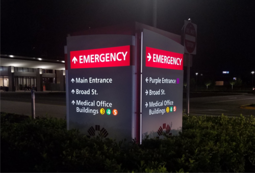 LED hospital signage